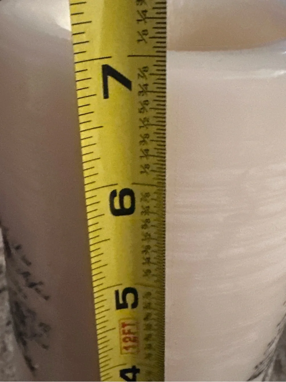 Unbranded Cream Decorative 7” Tall Bird Classic Pillar Candle